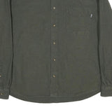 WOOLRICH Mens Green Cotton Shirt 2XL Casual Button Shirt Long Sleeve