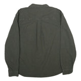 WOOLRICH Mens Green Cotton Shirt 2XL Casual Button Shirt Long Sleeve