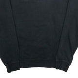 NIKE Mens Black Ride At Tribe Crew Neck S Sweatshirt Cotton Blend Casual
