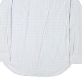 POLO RALPH LAUREN Mens White Blue Check Long Sleeve Shirt XL Classic Fit Cotton