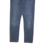 LEVI'S 512 BIG E Mens Slim Jeans Blue Denim W34 L27 Classic Cotton Blend Zip