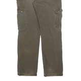 CARHARTT Mens Cotton Blend Brown Regular Fit Straight Leg Trousers W32 L32