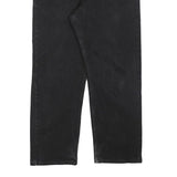 WRANGLER Mens Black Relaxed Jeans Denim W33 L27 Comfortable Casual Zip Closure