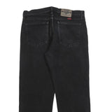 WRANGLER Mens Black Relaxed Jeans Denim W33 L27 Comfortable Casual Zip Closure