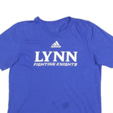 ADIDAS Mens Blue Lynn Fighting Knights Graphic T-Shirt M Short Sleeve Crew Neck