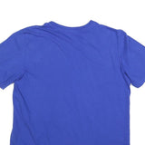 ADIDAS Mens Blue Lynn Fighting Knights Graphic T-Shirt M Short Sleeve Crew Neck