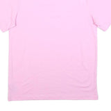 NIKE Mens Pink T-Shirt M Short Sleeve Crew Neck Cotton Casual Classic Fit