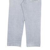 CARHARTT Mens Relaxed Blue Denim Light W38 L29 Casual Workwear Zip Fastening