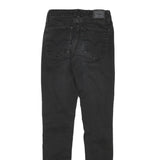 LEVI'S Womens Slim Black Skinny Denim Medium W24 L29 Stretch Zip Jeans