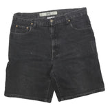 GO WEST Mens Shorts Black Casual Denim M W34 Cotton Blend Comfortable Classic