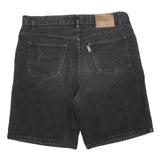 GO WEST Mens Shorts Black Casual Denim M W34 Cotton Blend Comfortable Classic