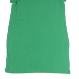 POLO RALPH LAUREN Womens Green Cotton Polo Shirt Dress Short Sleeve L
