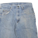 WRANGLER Mens Denim Blue Casual Shorts L W36 Classic Cotton Blend Comfortable
