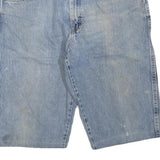 WRANGLER Mens Denim Blue Casual Shorts L W36 Classic Cotton Blend Comfortable