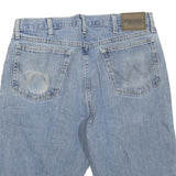 WRANGLER Mens Denim Blue Casual Shorts L W36 Classic Cotton Blend Comfortable