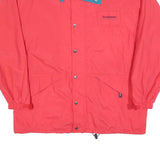 FIVE SEASONS Mens Red & Blue Outdoor Jacket XL Polyester Blend Plain Zip