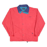 FIVE SEASONS Mens Red & Blue Outdoor Jacket XL Polyester Blend Plain Zip