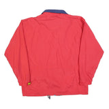 FIVE SEASONS Mens Red & Blue Outdoor Jacket XL Polyester Blend Plain Zip