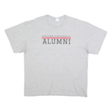 PORT & COMPANY Mens Grey Simpson University Alumni Graphic T-Shirt XL Short