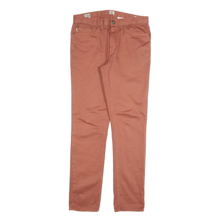 TIMBERLAND Mens Cotton Salmon Slim Straight Trousers W32 L32 Casual Stylish