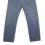 LEVI'S Mens Blue Regular Straight Denim Jeans W32 L32 Classic Cotton Button Fly
