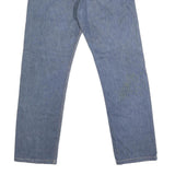 LEVI'S Mens Blue Regular Straight Denim Jeans W32 L32 Classic Cotton Button Fly