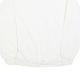 TEE JAYS Womens White BAMA Crew Neck L Cotton Blend Sweatshirt Casual