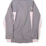 JACK WOLFSKIN Womens Grey & Pink Outdoor Jacket S Polyester Blend Zip Hooded
