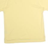 NAUTICA Mens Yellow Short Sleeve Plain M Classic Cotton Polo Shirt