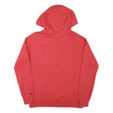 CHAMPION Mens Red Hoodie M Cotton Blend Pullover Sweatshirt