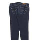 LEVI'S Womens Slim Blue Denim Medium Jeans W29 L32 Classic Zip Pockets