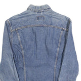 LEVI'S Womens Blue Denim Jacket XL Cotton Blend Classic Button Front