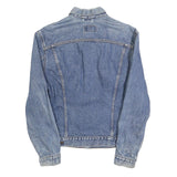 LEVI'S Womens Blue Denim Jacket XL Cotton Blend Classic Button Front