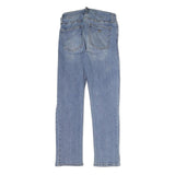 GUESS JEANS Mens Slim Blue Denim Light W26 L29 Distressed Casual Jeans