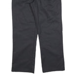 RED KAP Womens Cotton Blend Black Regular Fit Straight Leg Trousers W32 L30