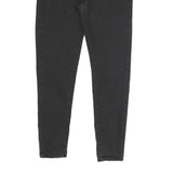 LEVI'S Womens Cotton Blend Black Slim Skinny Trousers W30 L26 Zip Closure