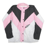 ACKERMANN Womens Black & Pink & White Sport Jacket UK 12 Polyamide Zip