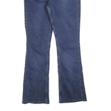 LEE Womens Jeans Blue Slim Flared Denim Medium W34 L34 Stylish Zip Closure