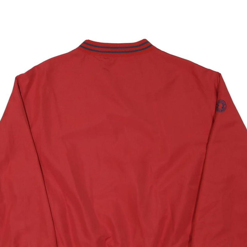 GLENMUIR Mens Red Crew Neck L Sweatshirt Pullover Lightweight Casual