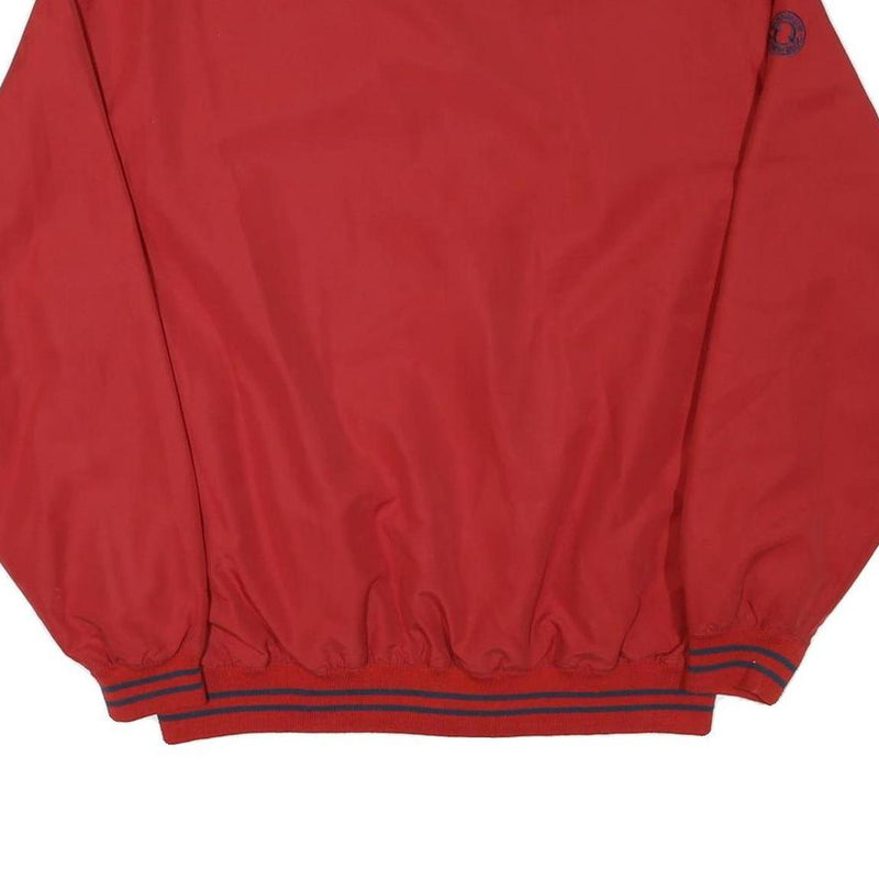 GLENMUIR Mens Red Crew Neck L Sweatshirt Pullover Lightweight Casual