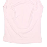 ADIDAS Womens Pink Top Sleeveless Round Neck UK 12 Sports Cotton Blend