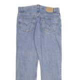 LEVI'S 505 Mens Jeans Blue Regular Straight Denim Medium W38 L32 Classic Cotton