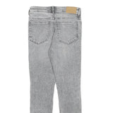 H&M Womens Jeans Grey Slim Skinny Denim W26 L25 Stretch Cotton Blend Zip