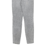 H&M Womens Jeans Grey Slim Skinny Denim W26 L25 Stretch Cotton Blend Zip