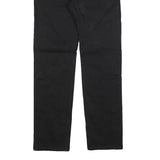 LEVI'S 505 Mens Jeans Black Regular Straight Denim W32 L34 Classic Cotton Blend