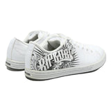 RIP CURL Mens Leather Lace-Up Trainers White UK 8 Stylish Casual Footwear