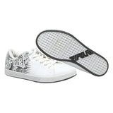 RIP CURL Mens Leather Lace-Up Trainers White UK 8 Stylish Casual Footwear