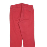 LAUREN RALPH LAUREN Womens Jeans Red Regular Straight Denim W32 L28 Comfortable