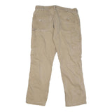 CARHARTT Mens Cotton Blend Beige Workwear Regular Straight Trousers W38 L31