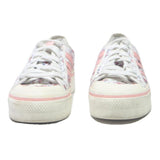 ADIDAS Nizza Platforms Womens Canvas Floral Pink UK 7 Casual Shoes
